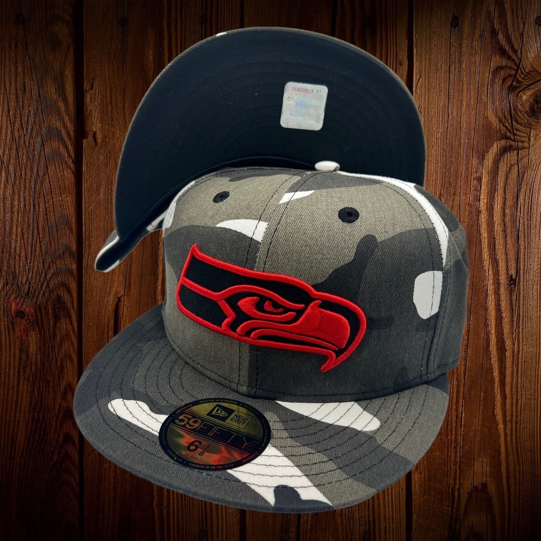 Seattle Seahawks New Era Urban Camo 59FIFTY Fitted Hat