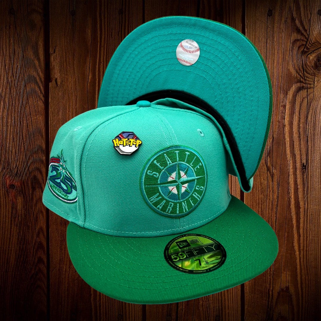 New Era 59Fifty Seattle Mariners 25th Anniversary Patch Hat