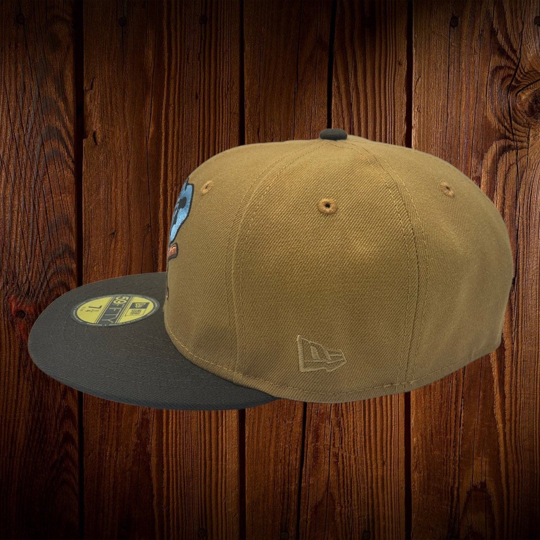 Oakland Athletics New Era Wheat/Brown Bill And Sky Blue Bottom